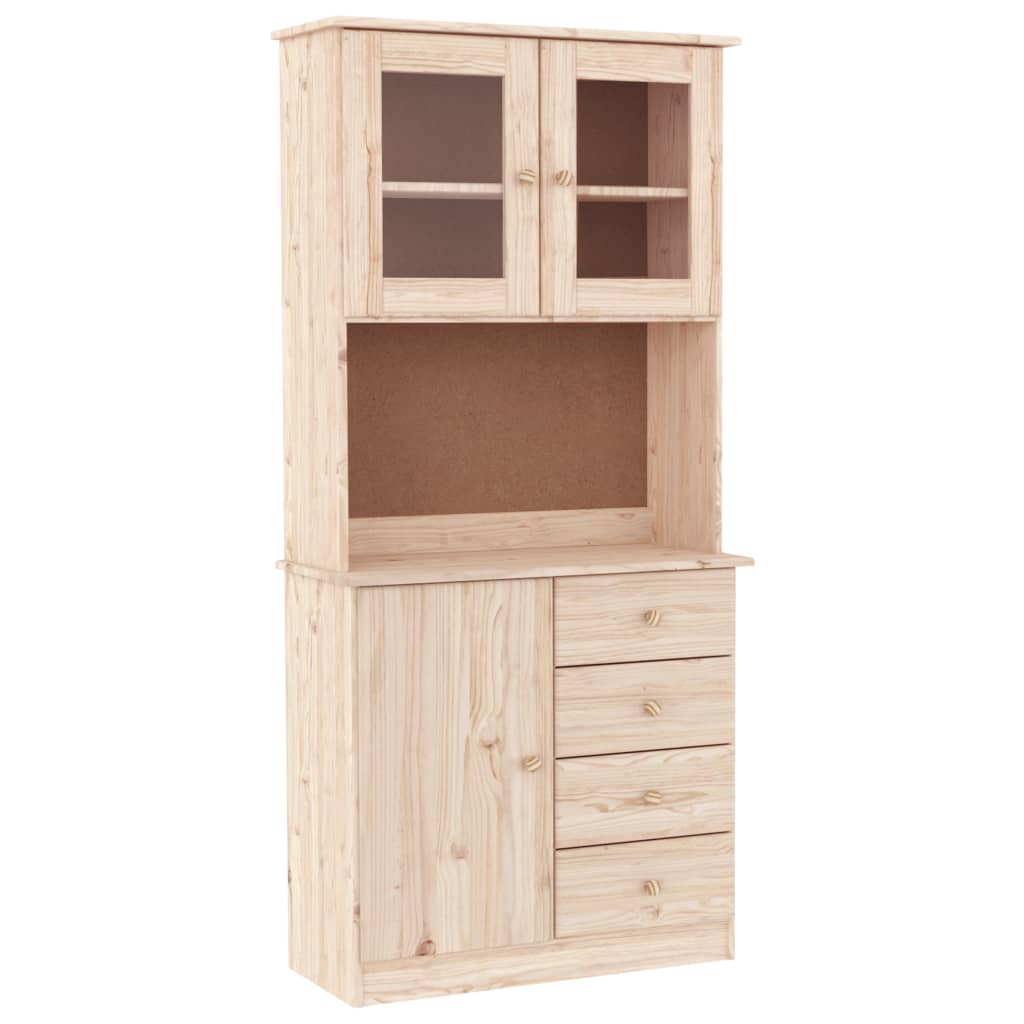 Buffet ALTA 77x35x165 cm bois massif de pin