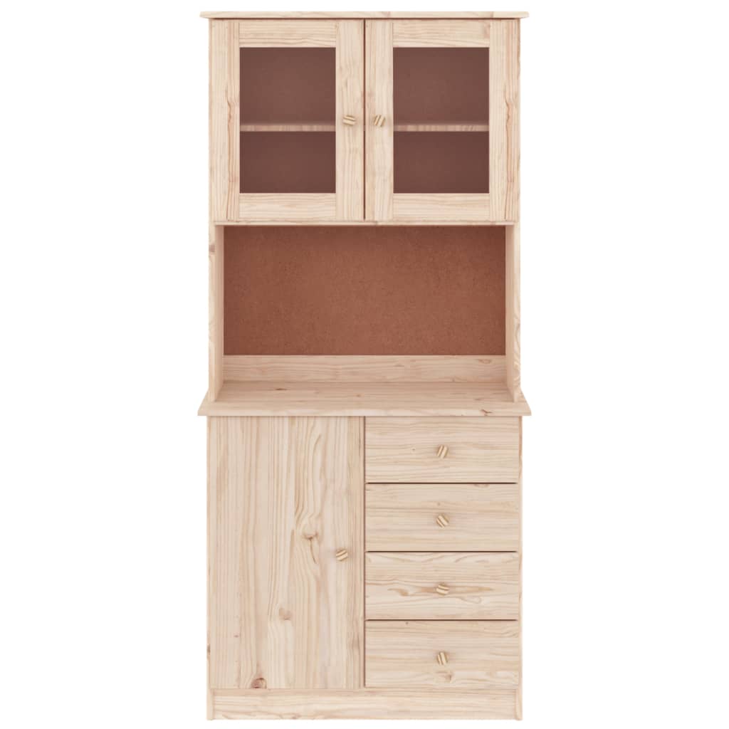 Buffet ALTA 77x35x165 cm bois massif de pin