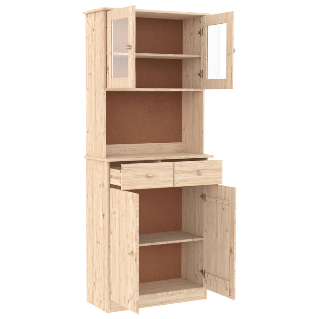 Buffet ALTA 77x35x188 cm bois massif de pin