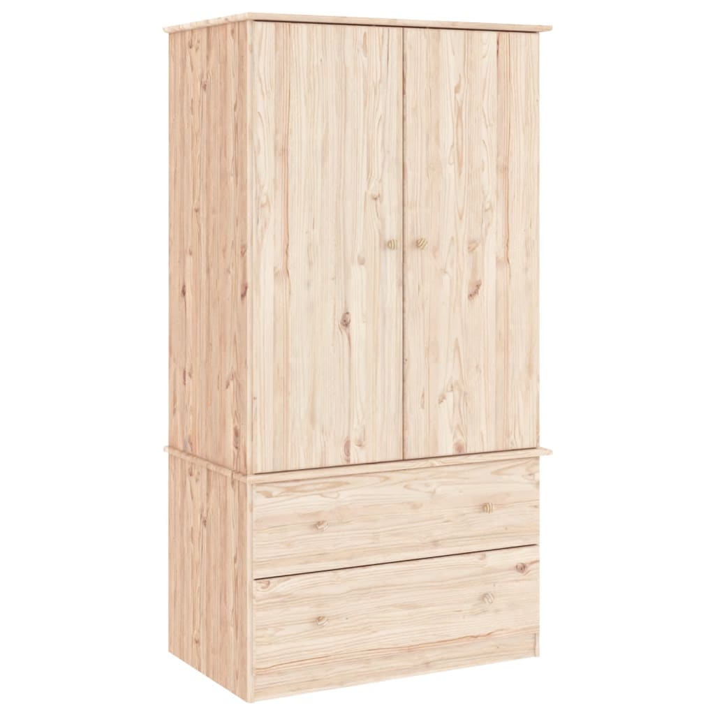 Garde-robe ALTA 90x55x170 cm bois massif de pin