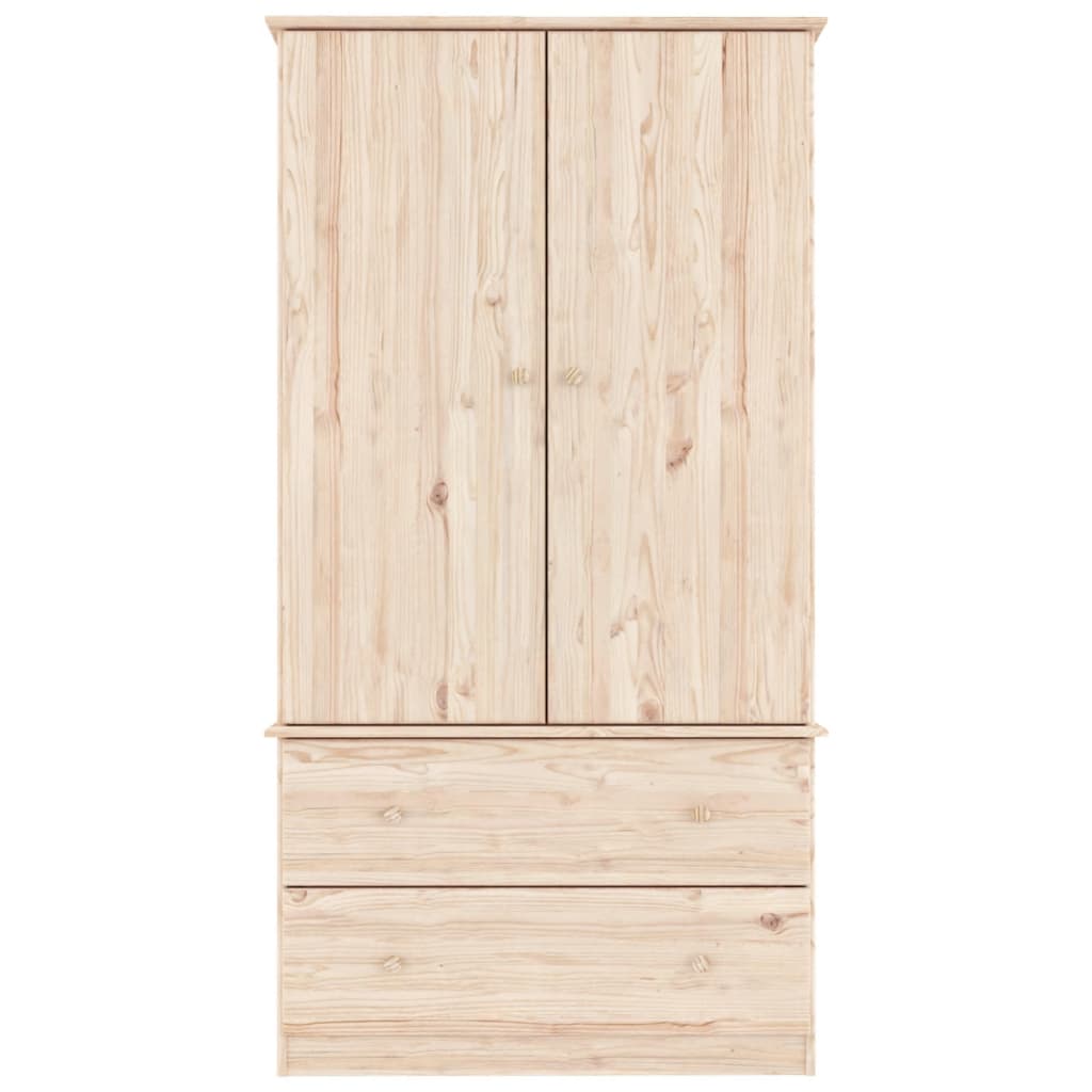 Garde-robe ALTA 90x55x170 cm bois massif de pin