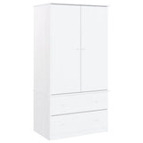 Garde-robe ALTA blanc 90x55x170 cm bois massif de pin