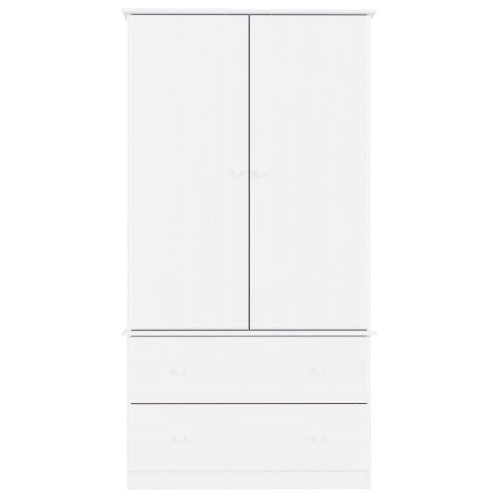 Garde-robe ALTA blanc 90x55x170 cm bois massif de pin