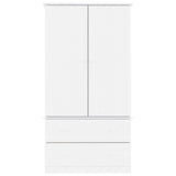 Garde-robe ALTA blanc 90x55x170 cm bois massif de pin