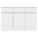 Buffet ALTA blanc 112x35x73 cm bois massif de pin