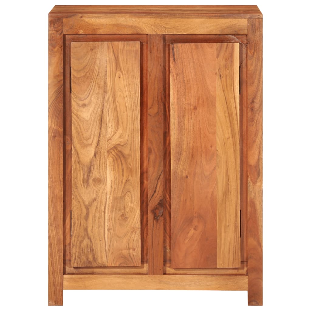 Buffet 55x33x75 cm bois massif d'acacia