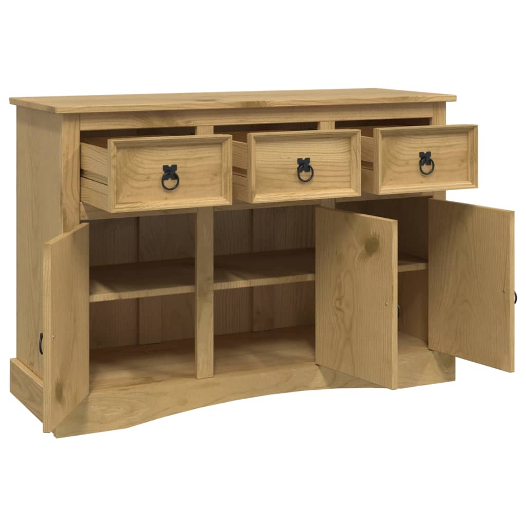 Buffet Corona 115x43x79,5 cm bois massif pin mexicain