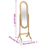 Standspiegel 45,5x47,5x160 cm aus Holzwerkstoff