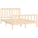 Cadre de lit sans matelas 120x200 cm bois de pin massif