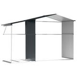 Abri de jardin anthracite 277x192,5x179 cm acier galvanisé