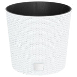 White removable planter and interior 15/15.3 L PP rattan