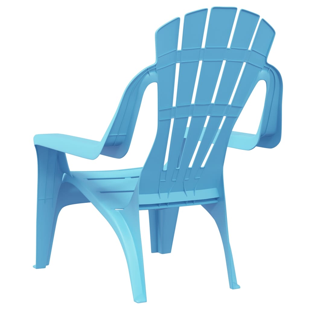 Chaises de jardin pour enfants lot de 2 bleu 37x34x44 cm PP