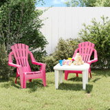 Chaises de jardin pour enfants lot de 2 rose 37x34x44 cm PP