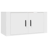 Ensemble de meubles TV 2 pcs Blanc Bois d'ingénierie