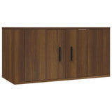 Ensemble de meubles TV 2 pcs Chêne marron Bois d'ingénierie