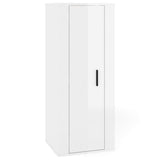 Ensemble de meubles TV 3 pcs Blanc brillant Bois d'ingénierie