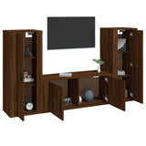 Ensemble de meubles TV 3 pcs Chêne marron Bois d'ingénierie