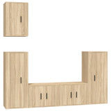 Ensemble de meubles TV 5 pcs Chêne sonoma Bois d'ingénierie