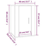 Ensemble de meubles TV 5 pcs Chêne fumé Bois d'ingénierie