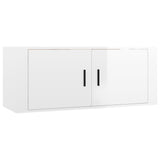 Ensemble de meubles TV 5 pcs Blanc brillant Bois d'ingénierie