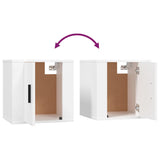 Ensemble de meubles TV 5 pcs Blanc Bois d'ingénierie