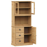 Buffet haut VIGO 78x40x175 cm bois massif de pin