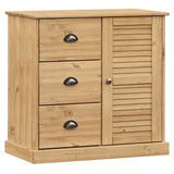 Buffet haut VIGO 78x40x175 cm bois massif de pin