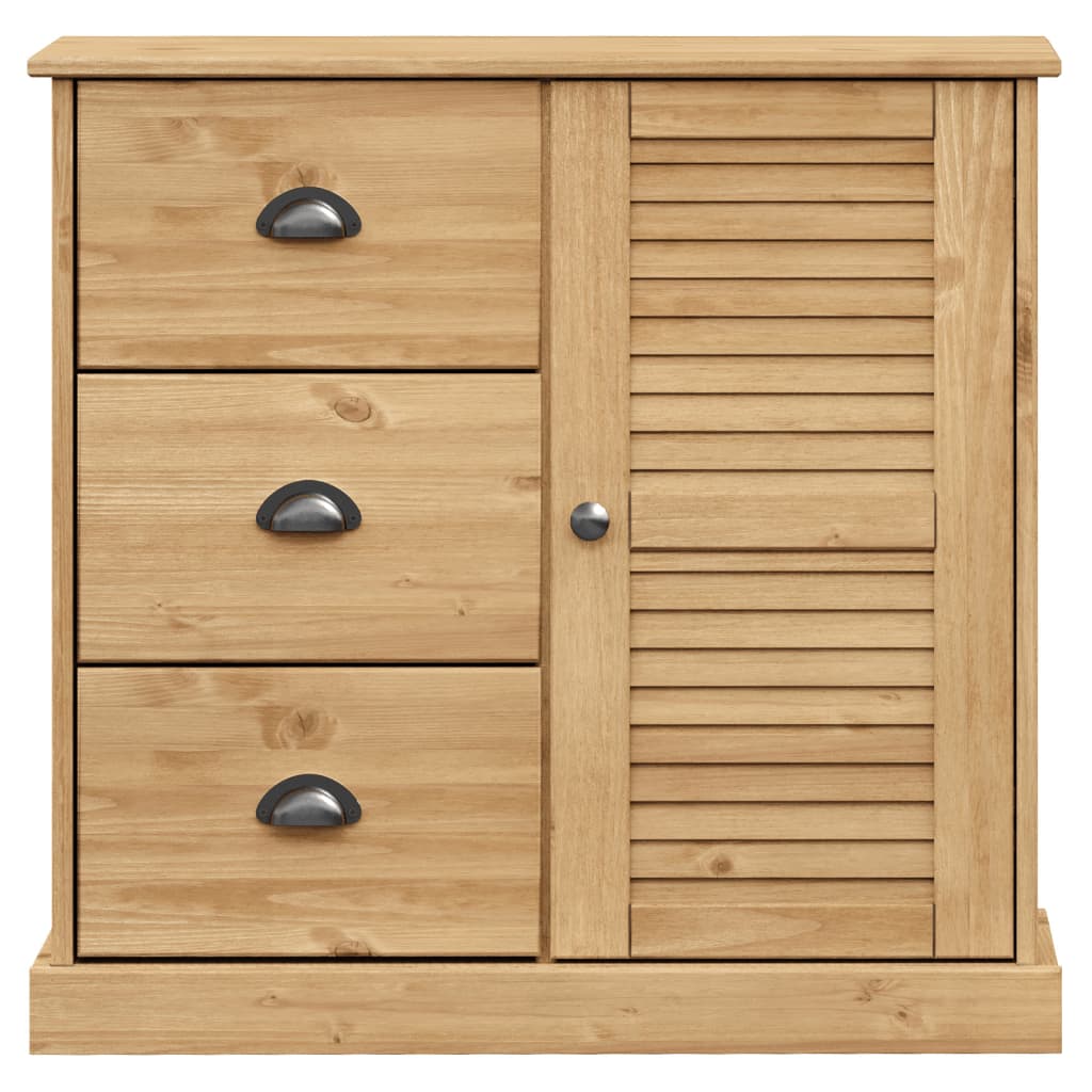 Buffet haut VIGO 78x40x175 cm bois massif de pin