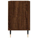 Meuble TV chêne marron 69,5 x 30 x 50 cm bois d'ingénierie