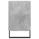 Meuble TV gris béton 69,5x30x50 cm bois d'ingénierie