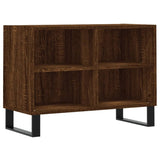 Meuble TV chêne marron 69,5 x 30 x 50 cm bois d'ingénierie