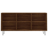 Meuble TV chêne marron 103,5x30x50 cm bois d'ingénierie