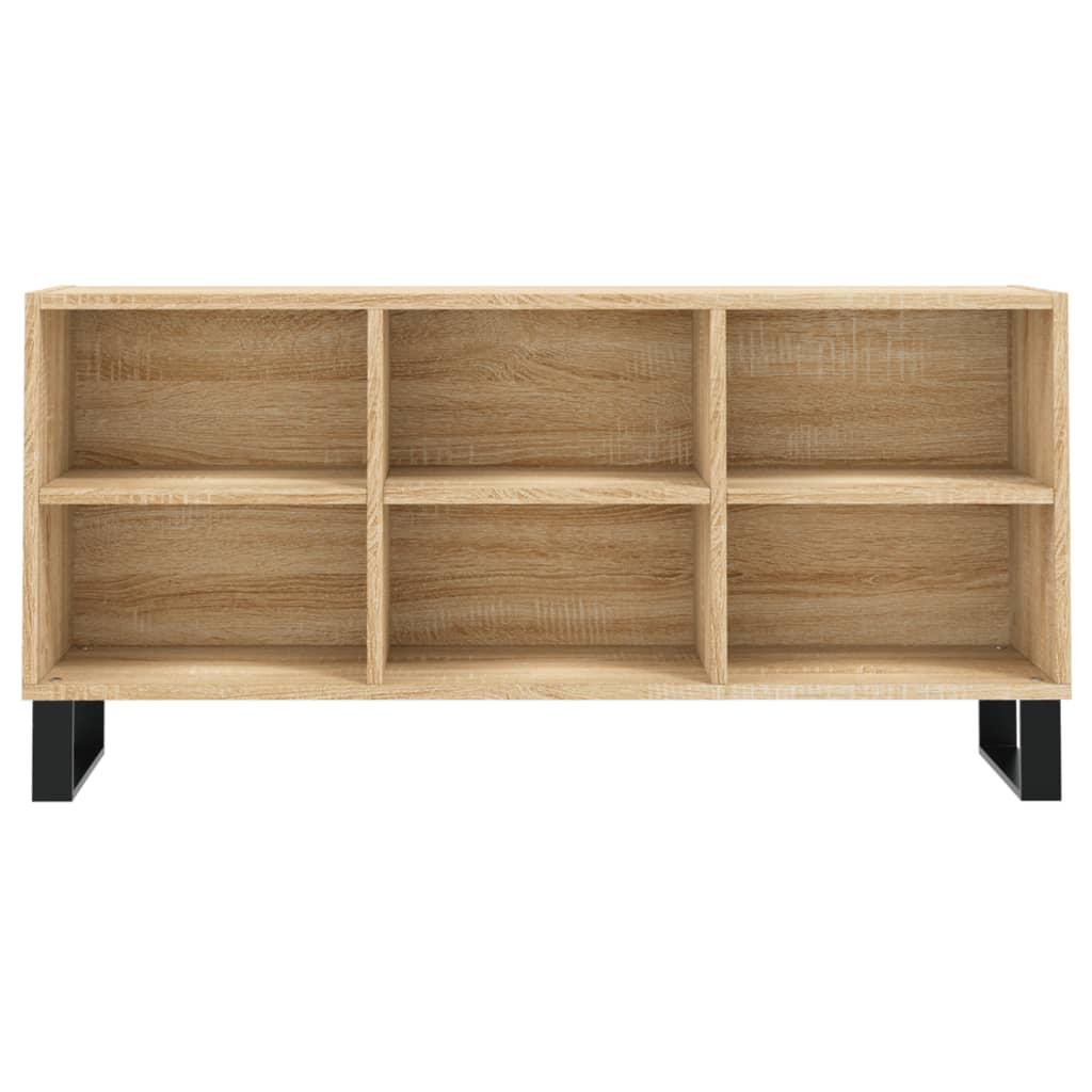 Meuble TV chêne sonoma 103,5x30x50 cm bois d'ingénierie