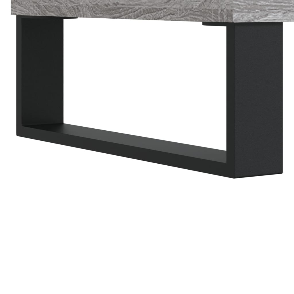 Meuble TV sonoma gris 103,5x30x50 cm bois d'ingénierie