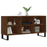 Meuble TV chêne marron 103,5x30x50 cm bois d'ingénierie