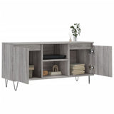 Meuble TV sonoma gris 104x35x50 cm bois d'ingénierie