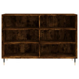 Smoked oak sideboard 103.5x35x70 cm engineered wood