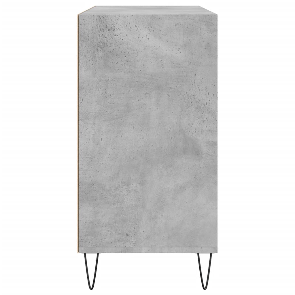 Concrete gray sideboard 103.5x35x70 cm engineered wood