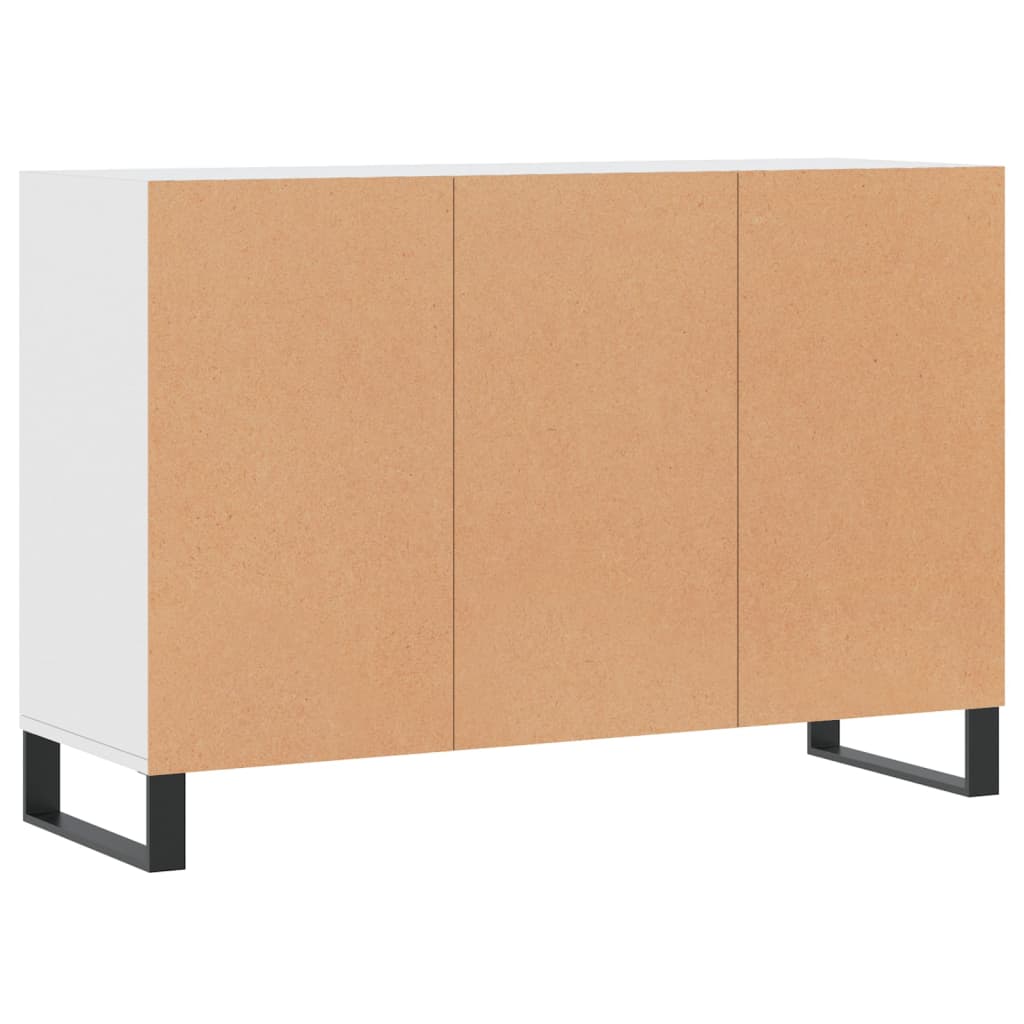 Buffet blanc 103,5x35x70 cm bois d'ingénierie