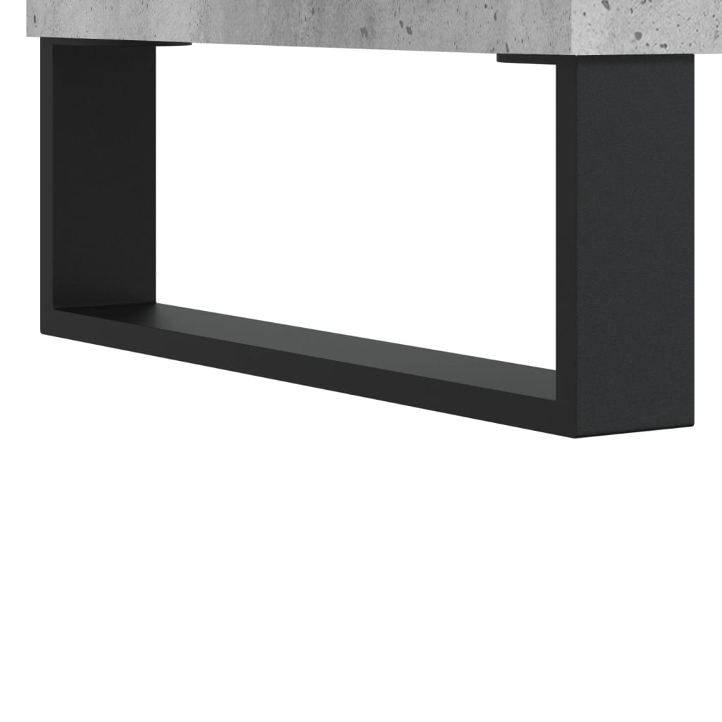 Buffet gris béton 103,5x35x70 cm bois d'ingénierie