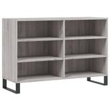 Sonoma graues Sideboard 103,5 x 35 x 70 cm, Holzwerkstoff