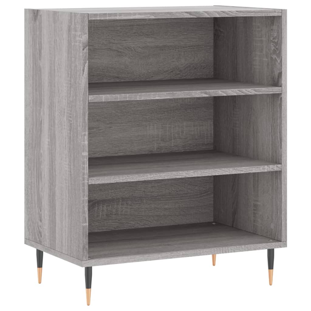 Sonoma graues Sideboard 57x35x70 cm, Holzwerkstoff