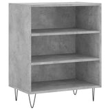 Concrete gray sideboard 57x35x70 cm engineered wood