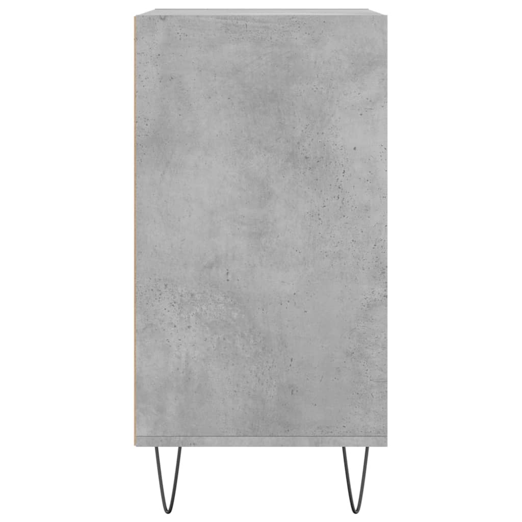 Concrete gray sideboard 57x35x70 cm engineered wood