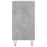 Concrete gray sideboard 57x35x70 cm engineered wood