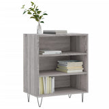 Sonoma graues Sideboard 57x35x70 cm, Holzwerkstoff