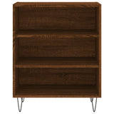 Buffet chêne marron 57x35x70 cm bois d'ingénierie