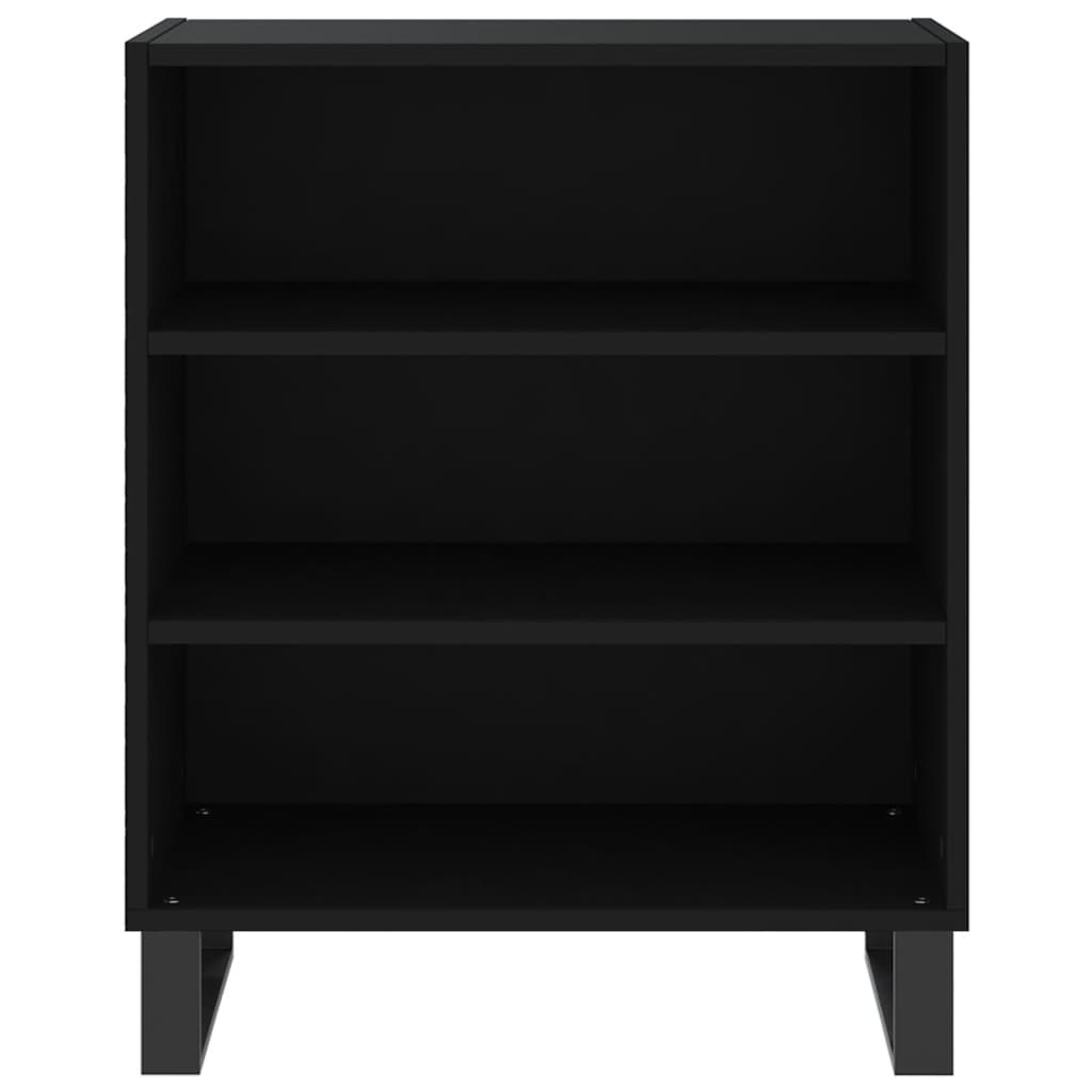 Black sideboard 57x35x70 cm engineered wood