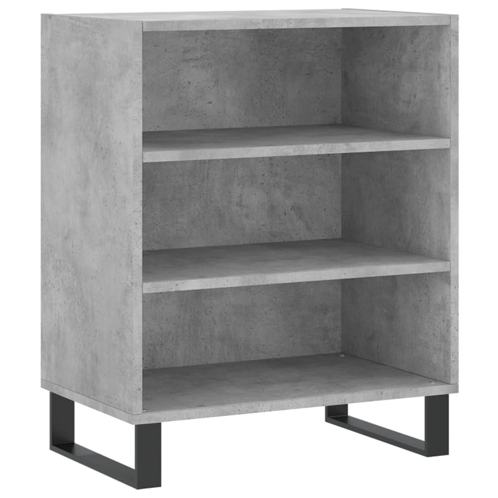 Buffet gris béton 57x35x70 cm bois d'ingénierie