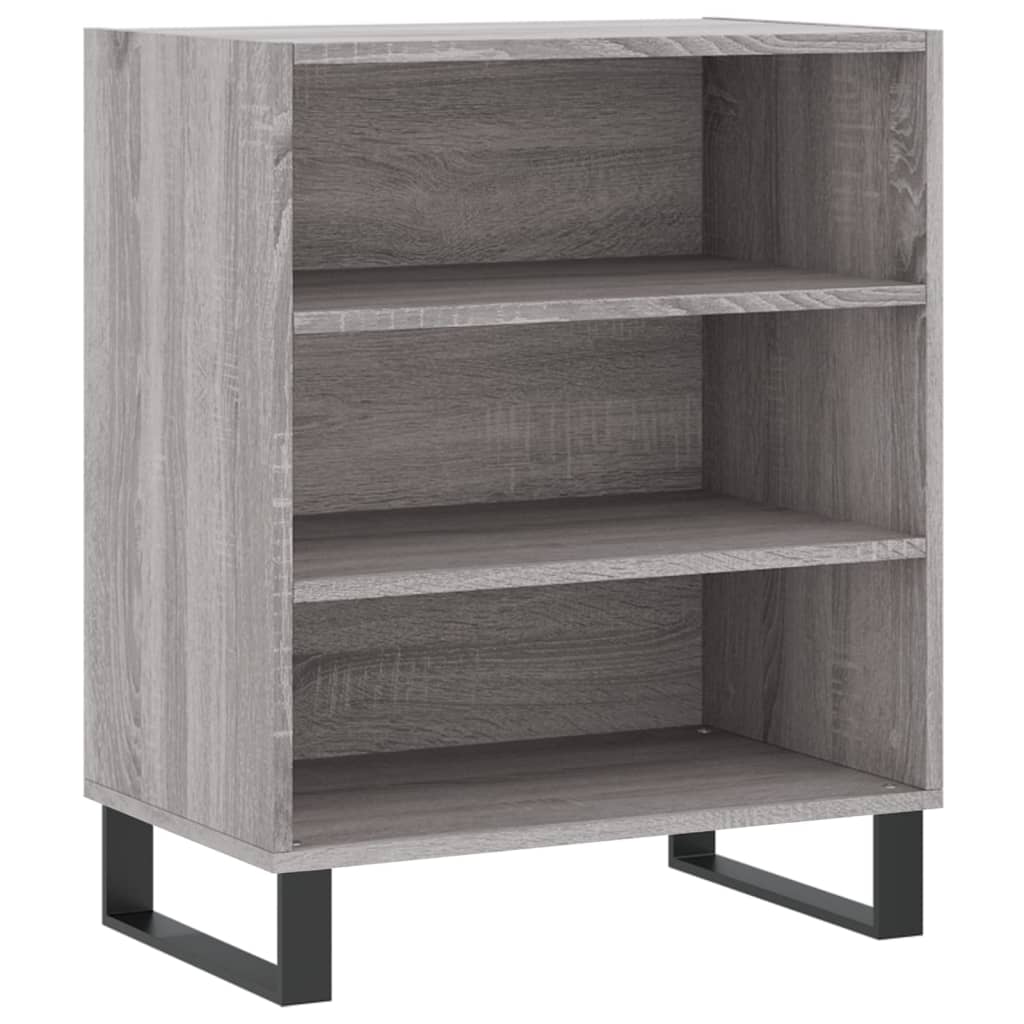 Sonoma graues Sideboard 57x35x70 cm, Holzwerkstoff